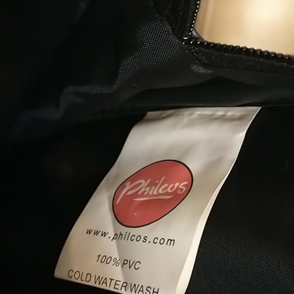 NWOT Philcos Skull and Crossbone PVC Handbag - Picture 3 of 4